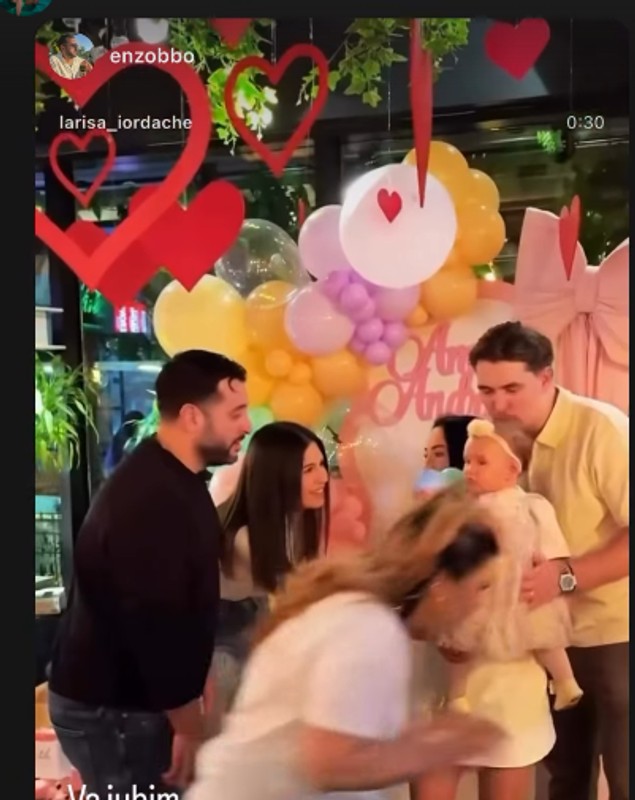 Fetița Larisei Iordache a împlinit 1 an. Imagini de la petrecerea Amirei. „Astăzi trăim cele mai minunate momente alături de tine”