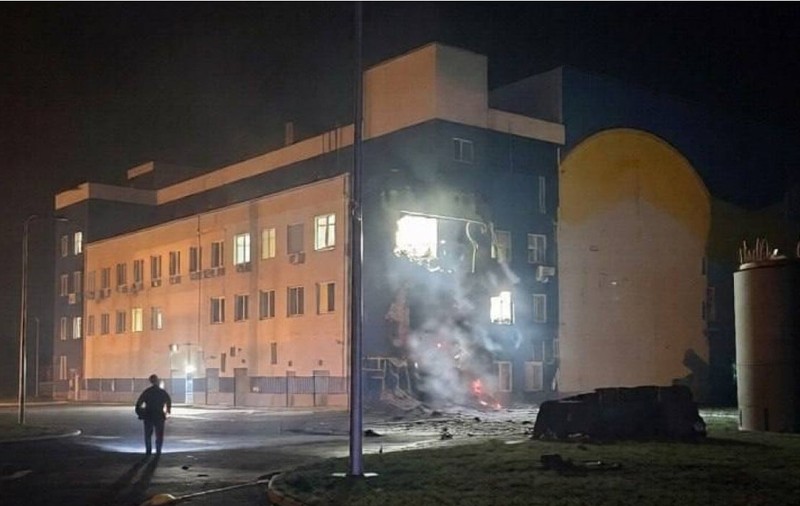 O dronă rusească a lovit o clădire folosită pentru depozitarea combustibilului nuclear uzat la centrala de la Cernobîl