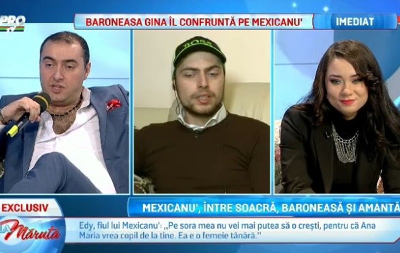 Marian Mexicanu' s-a contrat cu fiul său: "Du-te și bărbierește-te, smardoiule! Ana e iubita mea, respect-o!"