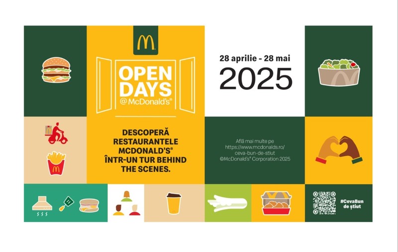 Open Days la McDonald's: Clienții descoperă ce se întâmplă în bucătărie, în restaurantele din toată țara
