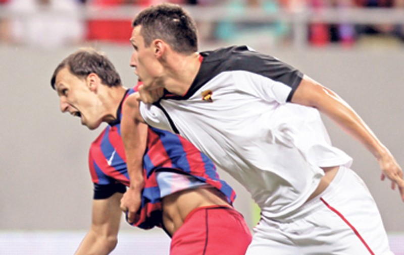 Steaua fără ași în meciul cu Vardar Skopje