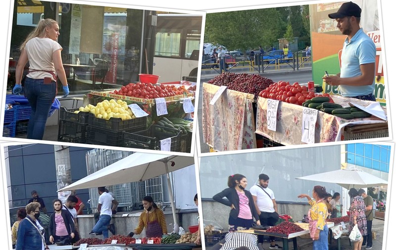 Străzile din Capitală sunt pline de tarabe improvizate. De ce amenzile poliției nu îi descurajează pe comercianții ilegali