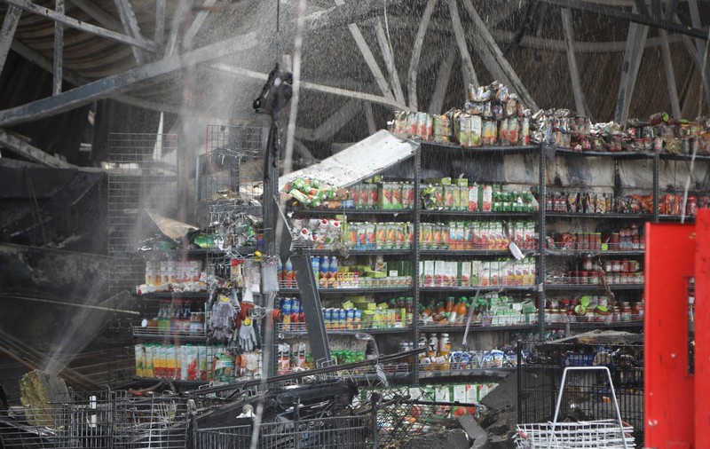 Odesa - supermarket distrus în urma unui bombardament efectuat de ruși Sursa foto: Profimedia