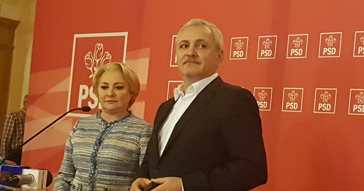 Dancila şi Dragnea la Parlament