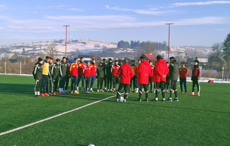 Naţionala de juniori U17 trage tare la Tărlungeni pentru calificarea din Anglia