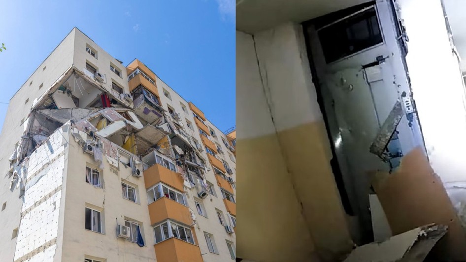 Blocul din Rahova afectat de explozie