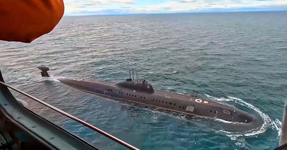 Submarin nuclear rusesc în Marea Barents Foto: Profimedia