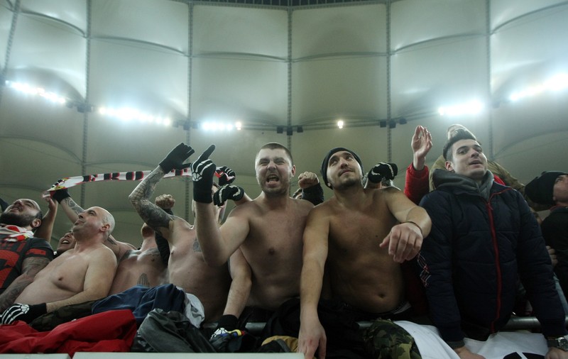 Dinamo s-a dezlănțuit împotriva Stelei! Cum s-a manifestat galeria ”roș-albilor” la golul doi / VIDEO
