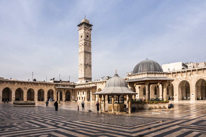 Marea Moschee din Alep înainte de distrugeri