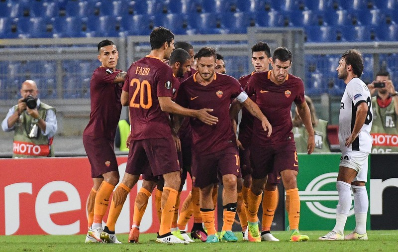 Liga Europa. AS Roma - Astra Giurgiu 4-0. Italienii le-au dat cu ”Stadio Olimpico” în cap campionilor României! / GALERIE FOTO & VIDEO