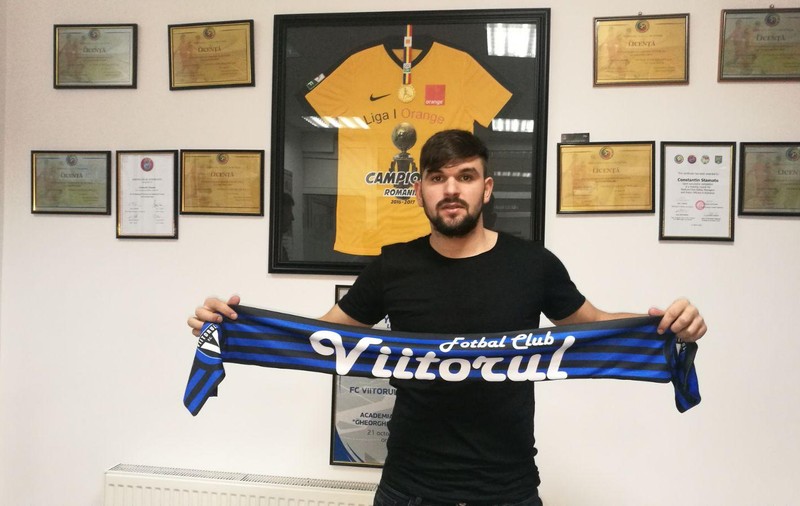 Primele declarații făcute de Mihai Voduț după transferul la Viitorul. Ce obiectiv are atacantul / VIDEO