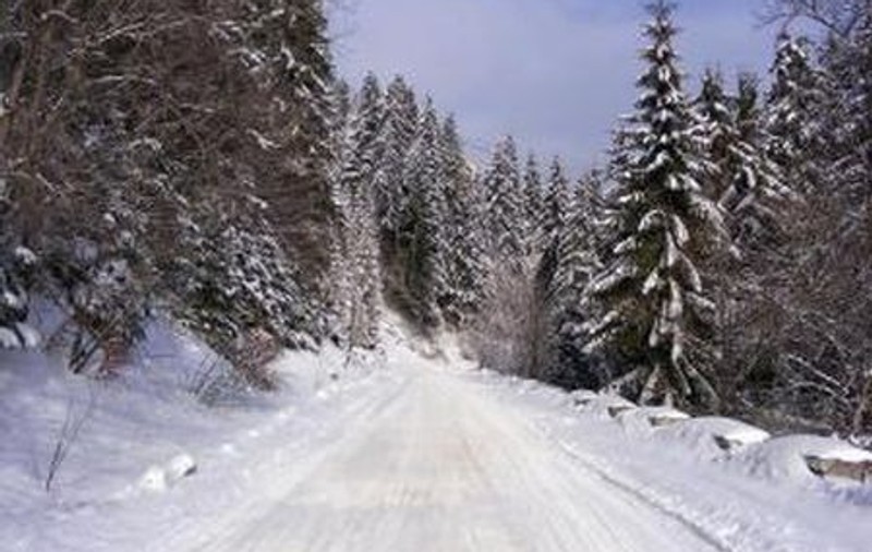 Drumul din Sinaia spre Cota 1400 a fost închis din cauza viscolului