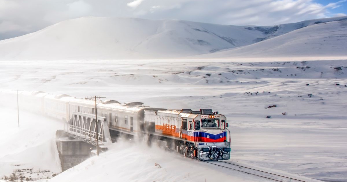 „Trenul Zăpezii” Eastern Express din Turcia | Foto: TGA