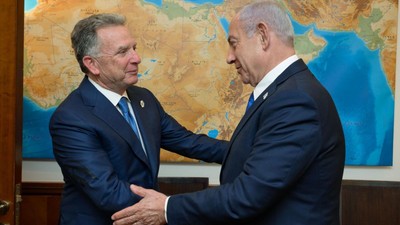 US President's special envoy to the Middle East in Jerusalem