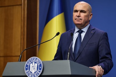 Ilie Bolojan în conferința de presă despre pensiile speciale FOTO Vlad Chirea