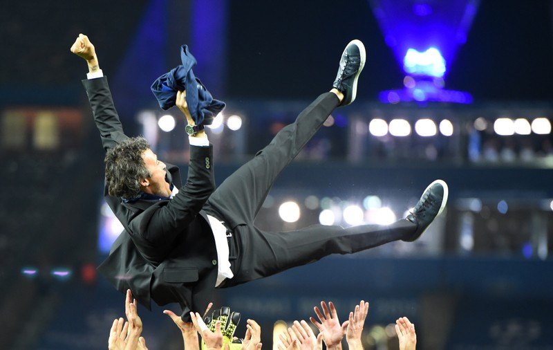 Luis Enrique a făcut tripla, dar amenință cu plecarea / GALERIE FOTO