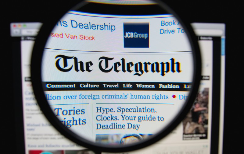 Cotidianul britanic The Telegraph, scos la vânzare din cauza datoriilor