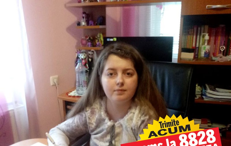 Înainte de plecarea în Germania, Andreea a suferit o criză puternică. Tratamentul fetiței, care de zece ani se luptă cu o tumoră cerebrală, costă 9.000 de euro