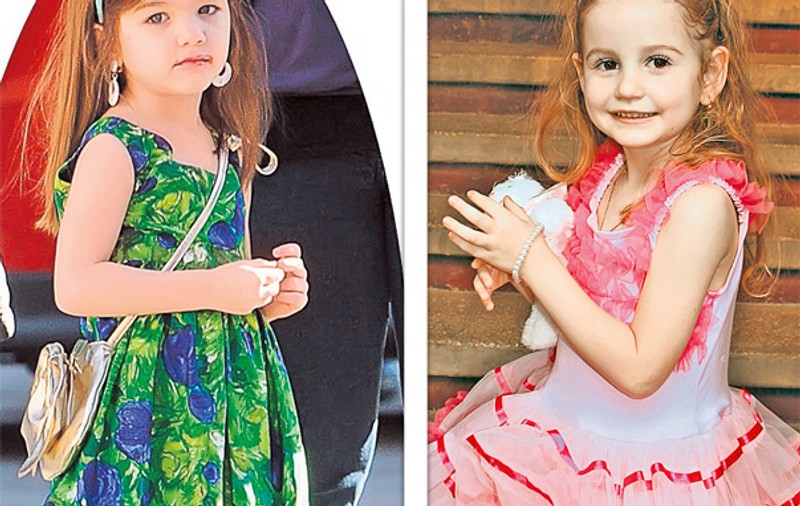 Suri, fetiţa lui Tom Cruise, modelul Irinucăi Columbeanu?