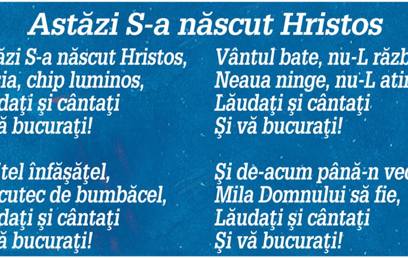 Învaţă colinde de Crăciun