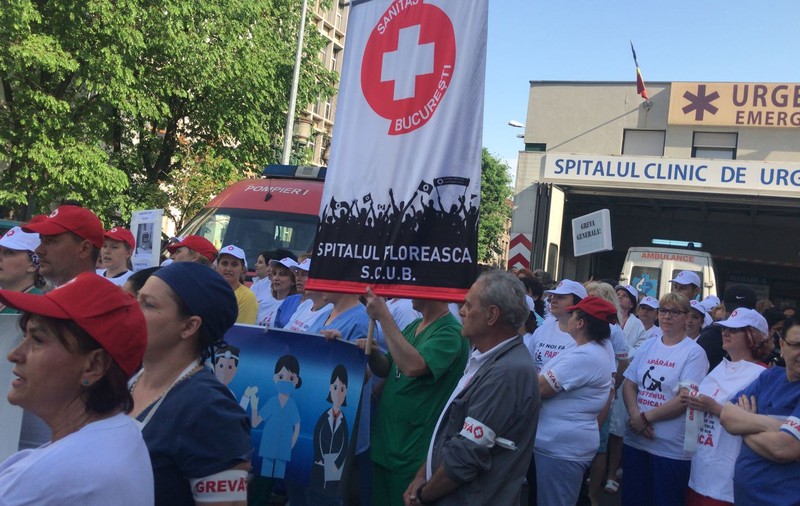 Sanitas:Greva de avertisment de azi este ultimul pas înaintea grevei generale din 11 mai
