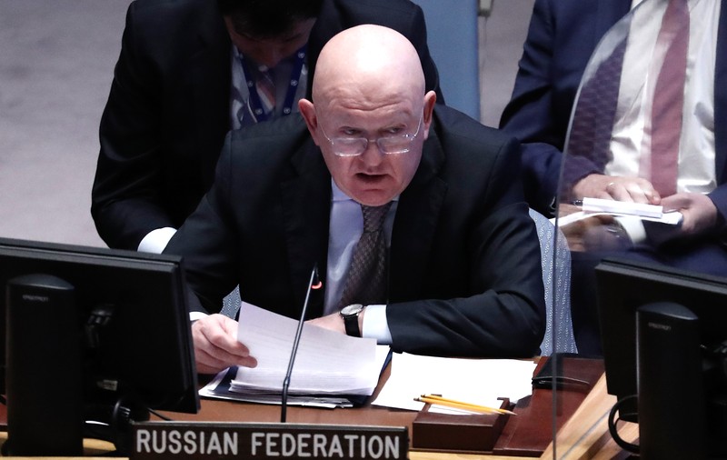 VIDEO | Ambasadorul Rusiei la ONU a părăsit furios o reuniune a Consiliului de Securitate. „Poate e mai ușor decât să ascultați adevărul”