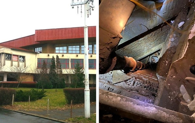 Un bărbat a murit, după ce a căzut de pe acoperișul Sălii Sporturilor din Arad