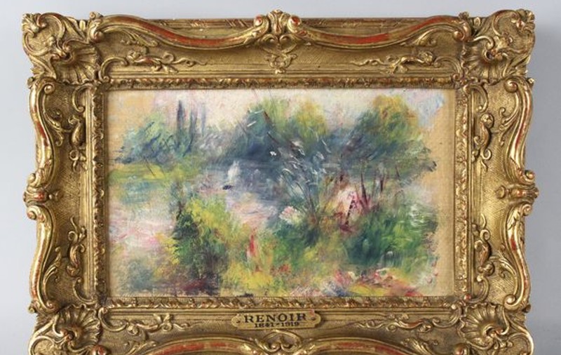 O americancă a cumpărat un Renoir original de la târg. Vezi aici capodopera!