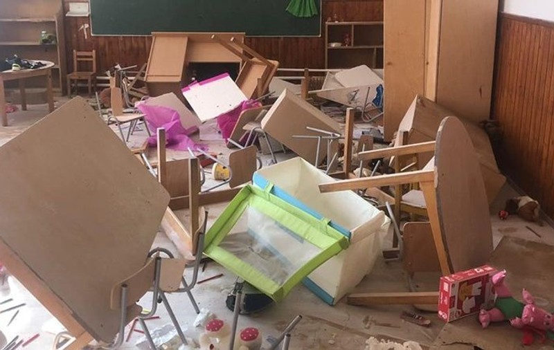 Trei copii au distrus în întregime școala din Clejani. E de neimaginat ce au lăsat în urmă, la 10 ani. Reacția sindicaliștilor