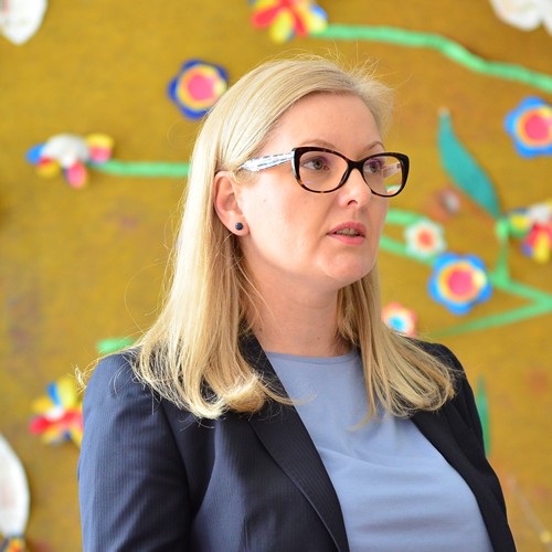 Cătălina Surcel, președinta Asociației Telefonul Copilului