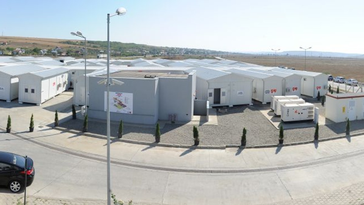 Spitalul mobil Covid 19 de la Letcani