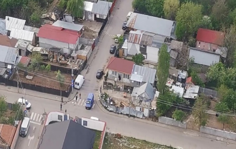 Cum sunt supravegheate din elicopter zonele în care au avut loc conflicte violente în prima zi de Paşte