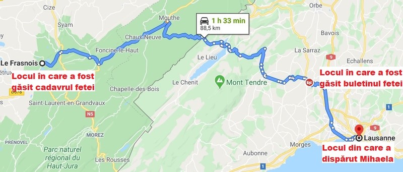 Mihaela a fost găsită la aproape 100 km de locul unde a fost văzută ultima oară.
