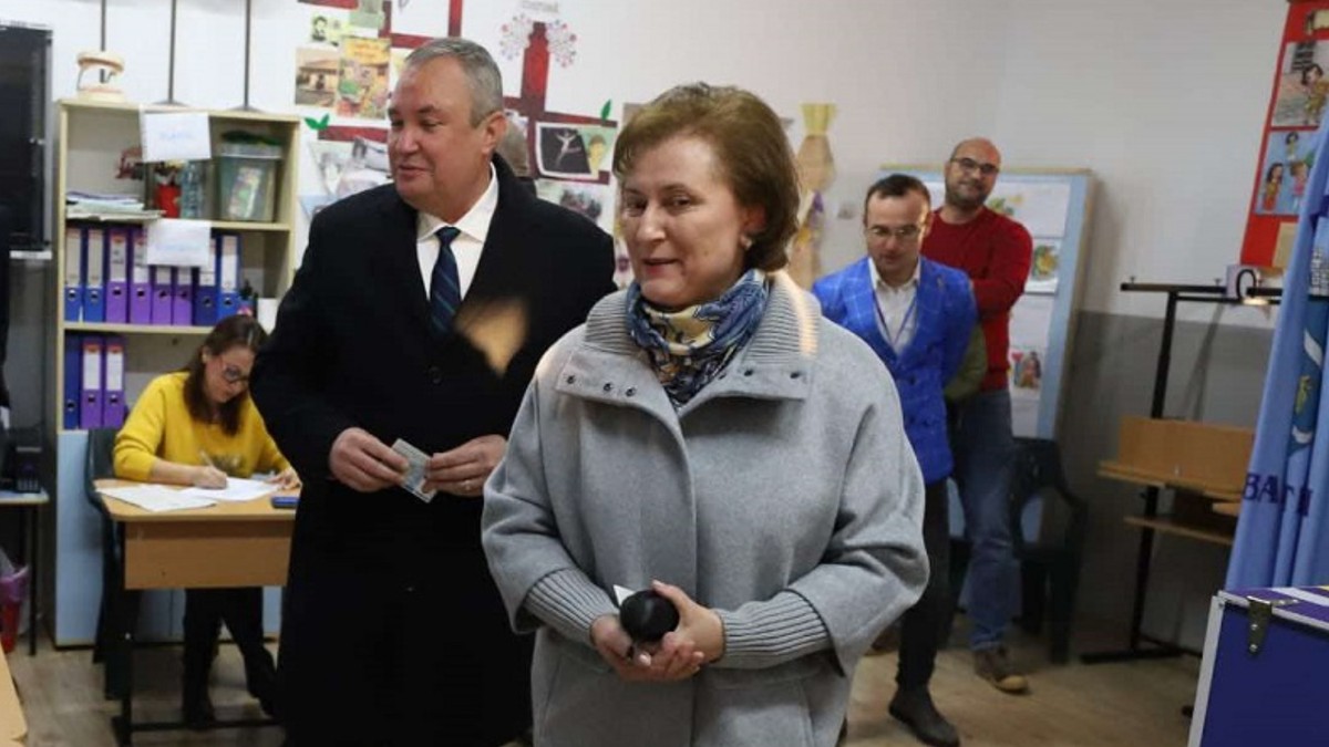 Soția lui Nicolae Ciucă a votat