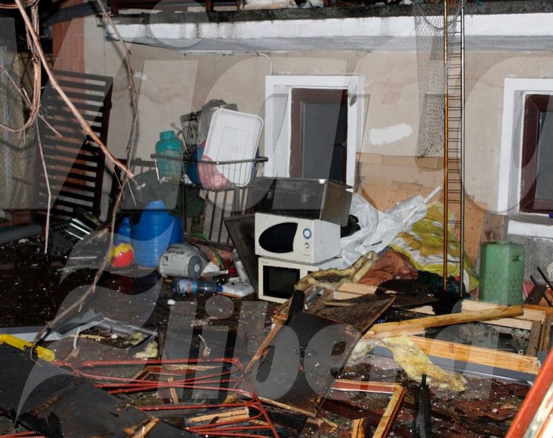 Explozie în Galați. Casa unui om de afaceri a sărit în aer și apoi a luat foc
