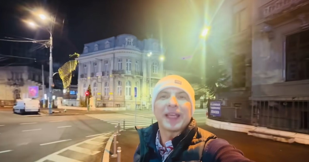 Dan Negru, la pas prin București
