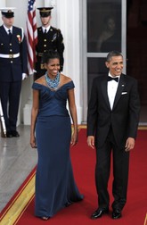 Soții Obama în 2012