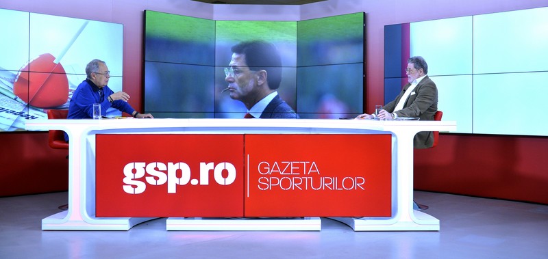 Cornel Dinu, în studioul GSP.ro, alături de Cornel Dinu