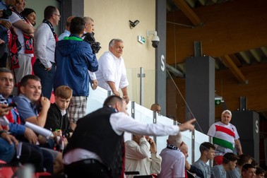 Viktor Orban, la stadionul din Miercurea Ciuc. Foto: Eli Driu / Libertatea