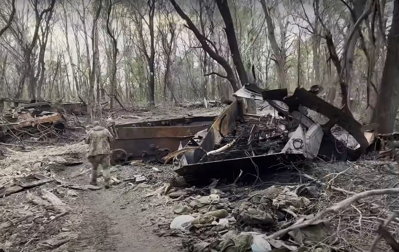 VIDEO | Cimitirul tancurilor, locul unde rușii au suferit una dintre cele mai grele înfrângeri în Ucraina