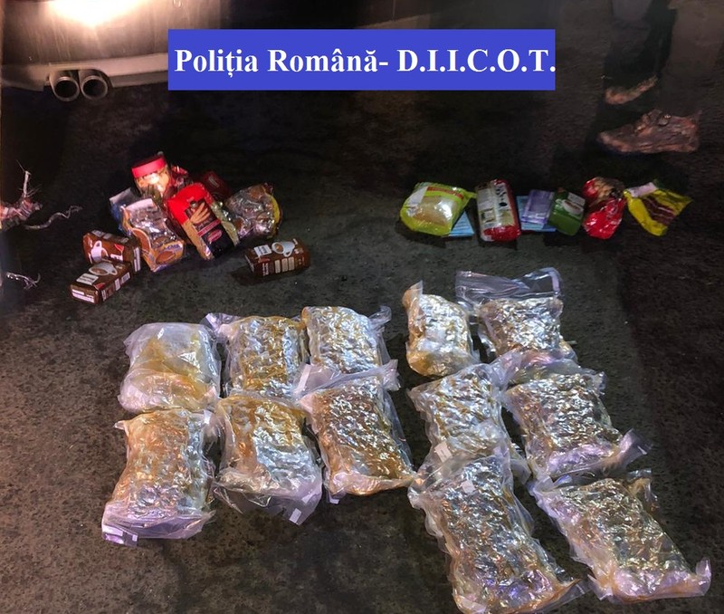 6 kg de canabis au fost descoperite de DIICOT într-un flagrant din Bistrița-Năsăud pe data de 25 ianuarie.