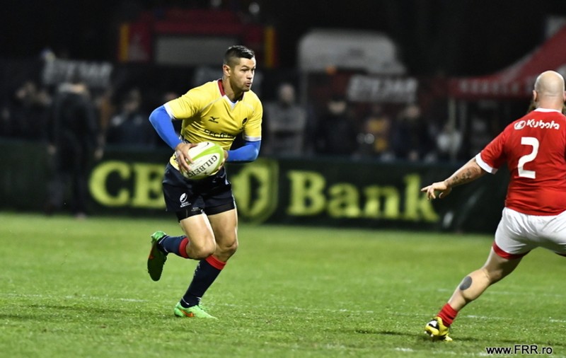 Rugby. Fundaşul Cătălin Fercu, în echipa ideală a săptămânii