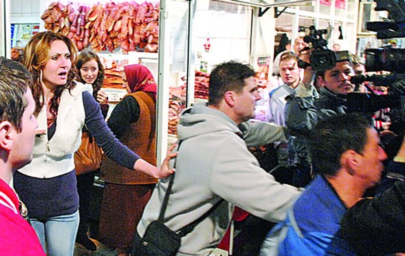 Bătaie în toată regula în Obor
