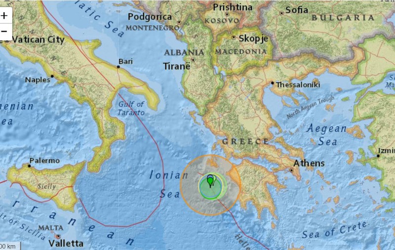 Un nou cutremur produs în Grecia. S-a simțit și în Italia
