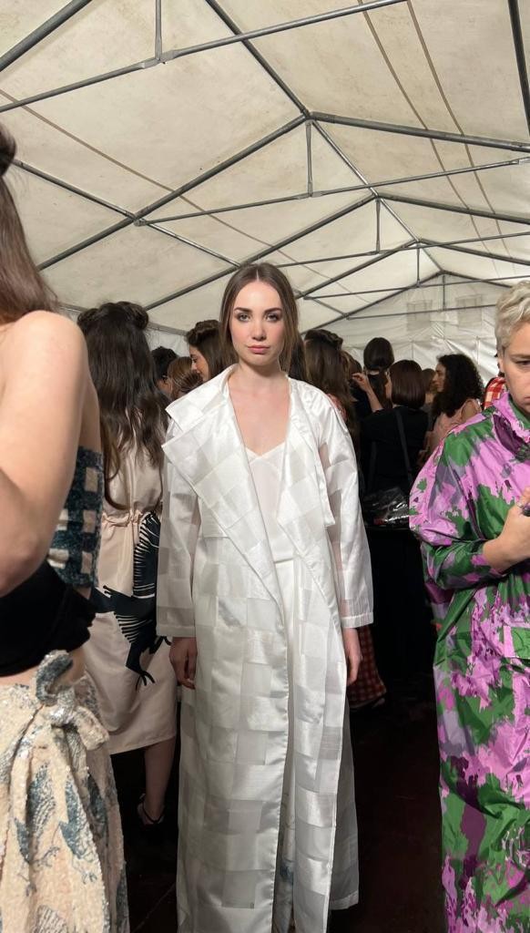 Anastasia Lopushanska a venit din Ucraina pentru festivalul de modă de la Iași