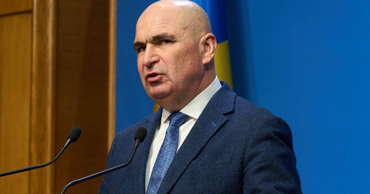 Premierul Ilie Bolojan, în timpul unei conferințe de presă organizată la Guvernul României