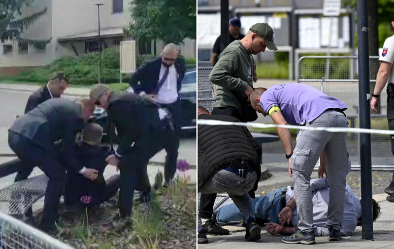 Primele imagini de la tentativa de asasinare a lui Robert Fico: premierul slovac e luat pe sus de bodyguarzi, un atacator e reținut | VIDEO