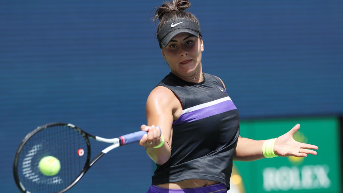 US Open: Bianca Andreescu și Elise Mertens joacă miercuri noapte (EPA)
