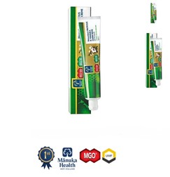 Pastă de dinți fără fluor cu miere de Manuka MGO 400+ Propolis BIO30, ulei de Manuka (100g)
