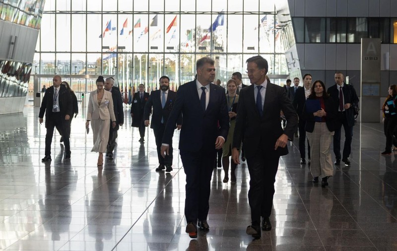 Marcel Ciolacu, după întâlnirea cu secretarul general al NATO: Românii sunt în siguranţă. Fiecare centimetru al teritoriului este apărat pe deplin